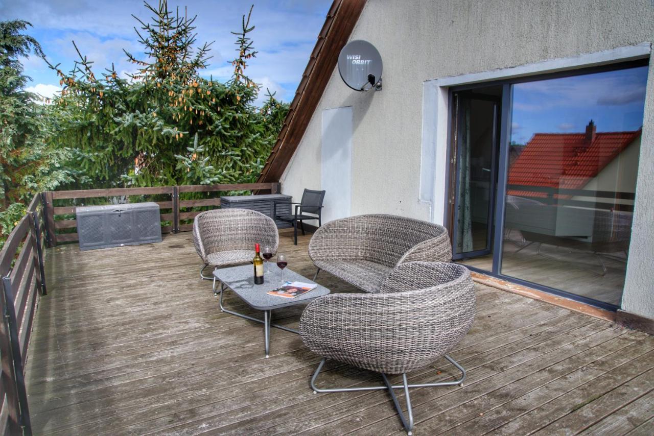 Ostseeferienhaus Oberes Apartment Mönkebude المظهر الخارجي الصورة